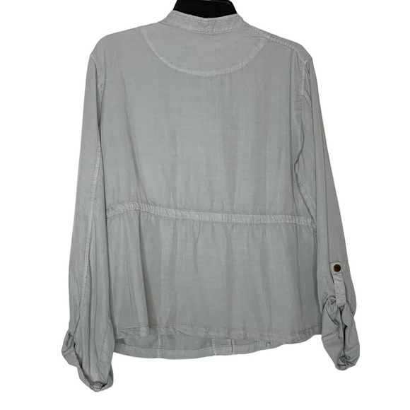 SANCTUARY long sleeve safari jacket with front pockets. Size M - Picture 5 of 8